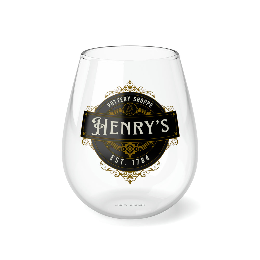 Henry's Stemless Wine Glass
