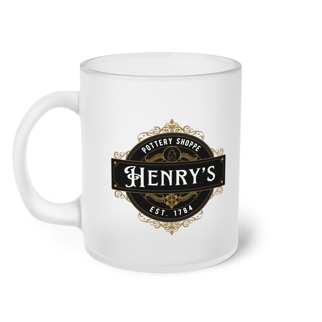 Henry's Frosted Glass Mug