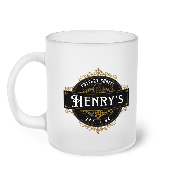 Henry's Frosted Glass Mug